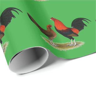 Gamla engelska spelfantams: BB Red Pair Presentpapper