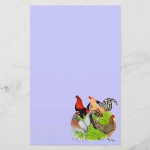 Gamla engelska spelkvartetten brevpapper