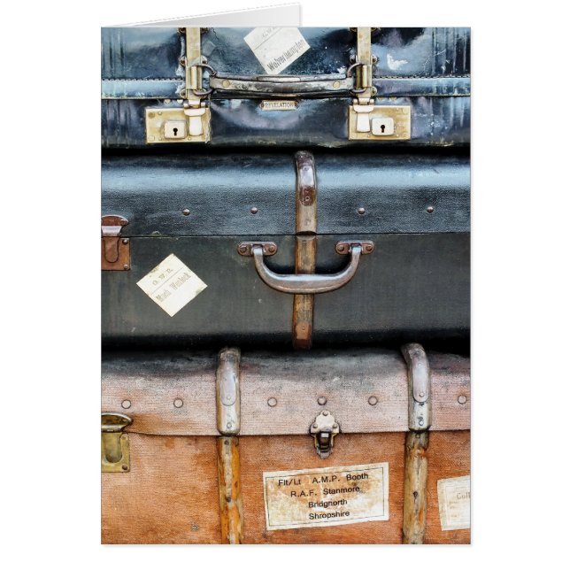 GAMLA ENGLAND hälsning-kort Hälsningskort (Framsidan)