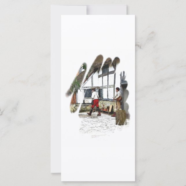 GAMLA ENGLAND-RACKKORT (Framsida)