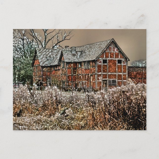 GAMLA ENGland Vykort (Framsida)