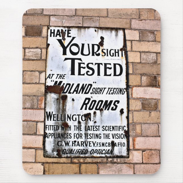 GAMLA ENGLANS VINTAGE SIGN MUSMATTA (Framsidan)