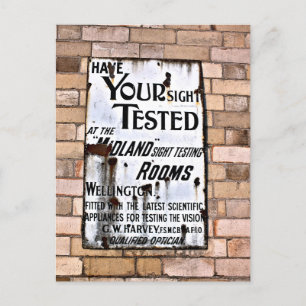 GAMLA ENGLANS VINTAGE SIGN VYKORT