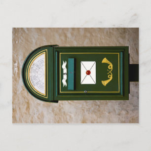 Gamla estniska brevlådan Tallinn, Estland Vykort