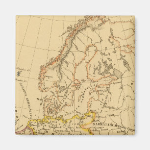 Gamla Europa Magnet