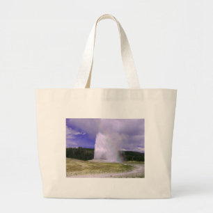 Gamla Faithful in Yellowstone nationalpark Jumbo Tygkasse