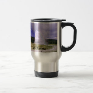 Gamla Faithful in Yellowstone nationalpark Resemugg