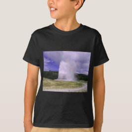 Gamla Faithful in Yellowstone nationalpark T-shirt