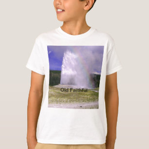 Gamla Faithful in Yellowstone nationalpark Tee Shirt