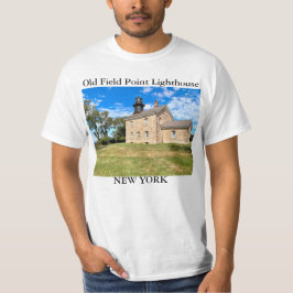 Gamla Fält Point fyr, New York T-Shirt