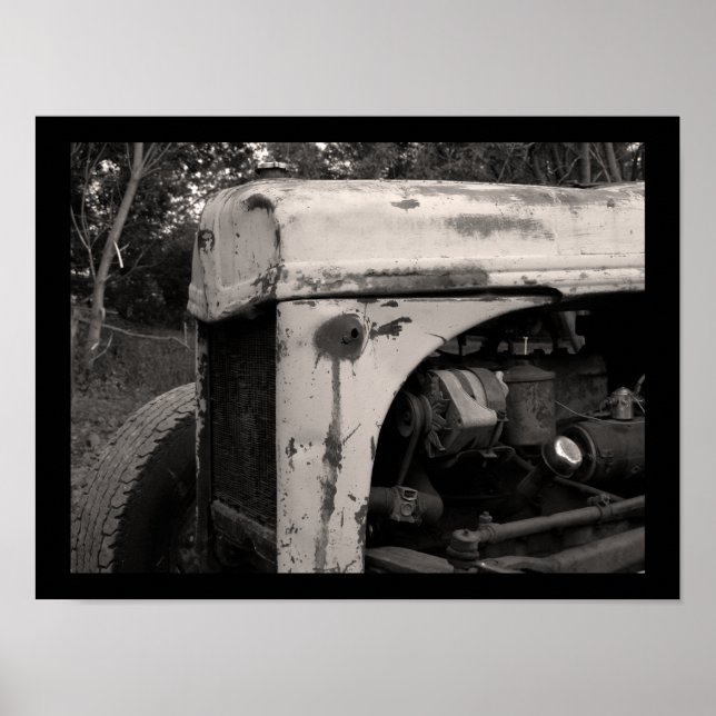 Gamla Farm Tractor Poster (Framsidan)