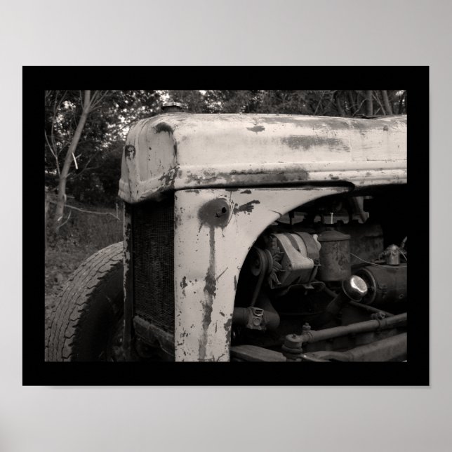 Gamla Farm Tractor Poster (Framsidan)