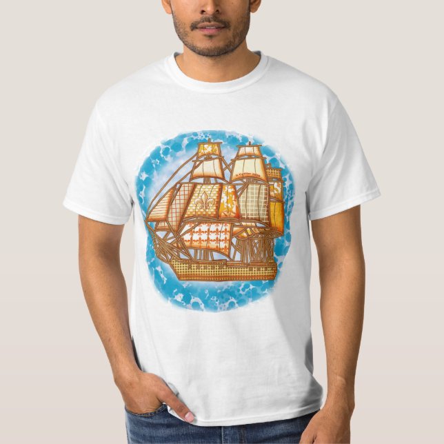 Gamla fartygs t-shirts (Framsida)