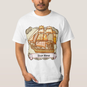 Gamla fartygs-t-shirts t shirt