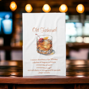 Gamla Fashiated Drink Recipe Kökshandduk