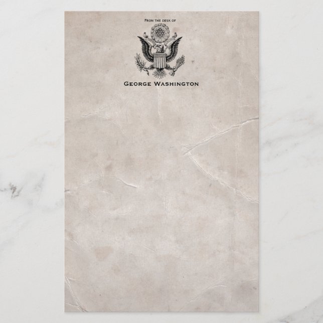 Gamla Fashioned American Jacka of Arm Stationery Brevpapper (Framsida)