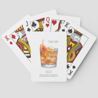 Gamla Fashioned Bourbon-spelkort Casinokort