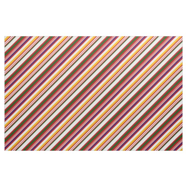 Gamla Fashioned Candy Rand (stor ) Tyg (Fat Quarter)