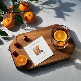 "Gamla fashioned" Cocktail Birthday Pappersservett