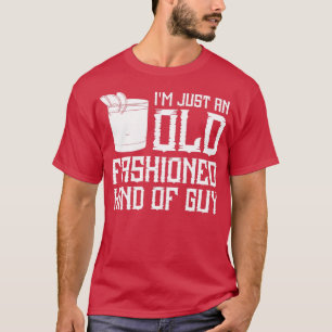 Gamla fashioned Drink Cocktail Recipe Whiskey T Shirt