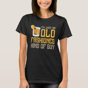 Gamla fashioned Drink Cocktail Recipe Whiskey T Shirt