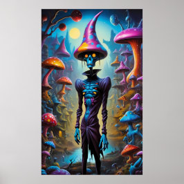 Gamla Fashioned Fungus Death Magic - Ken Gage Art Poster