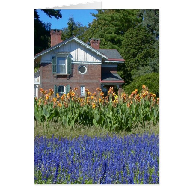 Gamla fashioned Garden (Vanderbilt Mansion)—Card Hälsningskort (Framsidan)