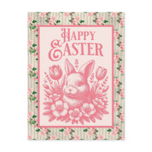 Gamla Fashioned Rosa Påskhare