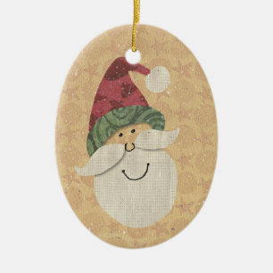 Gamla Fashioned Santa Ornament