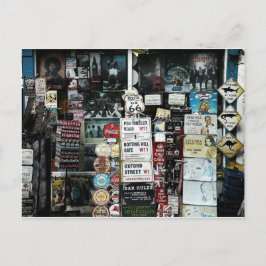 Gamla fashioned Signs Vykort