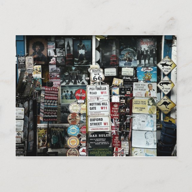 Gamla fashioned Signs Vykort (Framsida)