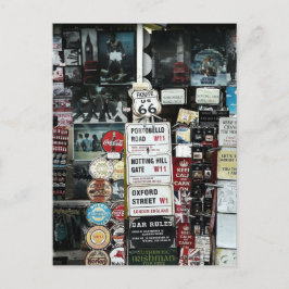 Gamla fashioned Signs Vykort