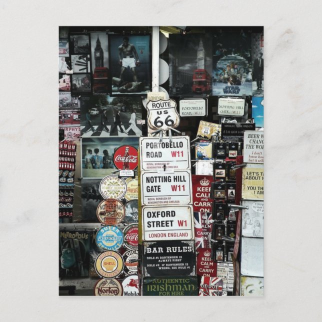 Gamla fashioned Signs Vykort (Framsida)