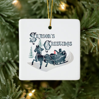 Gamla fashioned Sleigh Ride Ornament