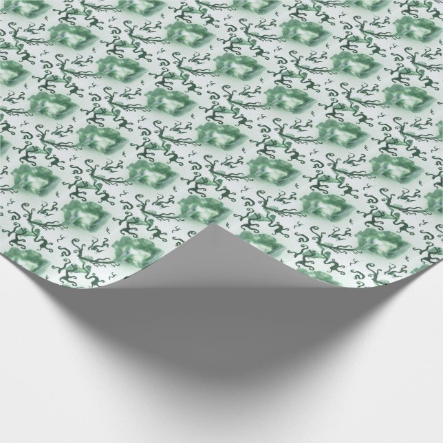 Gamla Fashioned Tapet Presentpapper (Hörn)