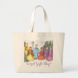 GAMLA FASHIONERADE CHRISTMAS CAROLERS SECRET GIFT JUMBO TYGKASSE