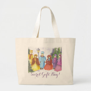 GAMLA FASHIONERADE CHRISTMAS CAROLERS SECRET GIFT JUMBO TYGKASSE