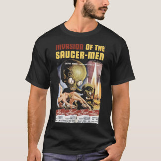 Gamla filmer poster - invasion av sågverket manar  t shirt