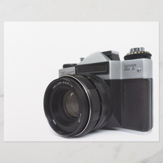 Gamla filmkameror reklamblad (Framsidan)