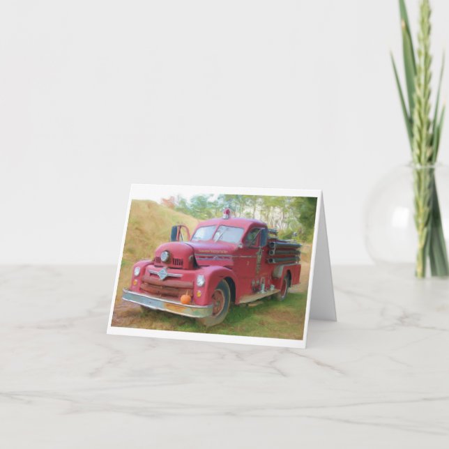 Gamla Fire Lastbil Kort (Framsida)