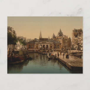 Gamla Fishmarket and Begui, Amsterdam, Nederländer Vykort