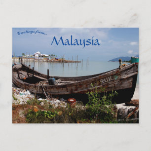 Gamla fiskbåten Langkawi Malyasia Vykort