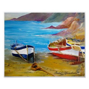 Gamla fiskefartyg Poster