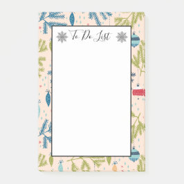 Gamla fjällande julprydnader att göra lista post-it block