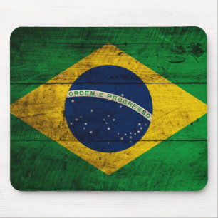 Gamla Flagga i Brasilien Musmatta
