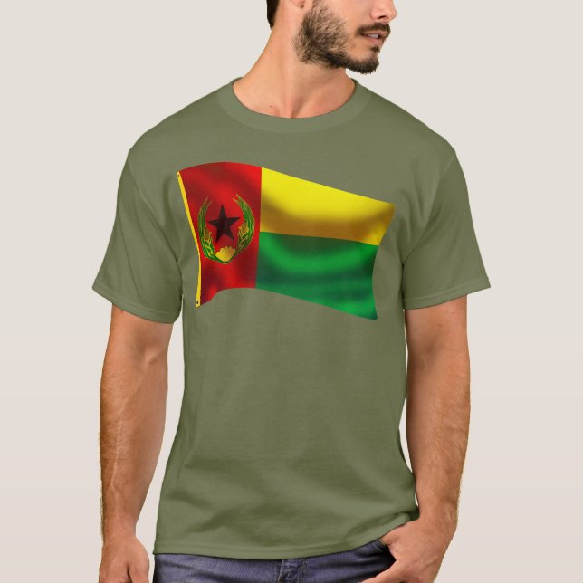Gamla Flagga Waved T Shirt (Framsida)