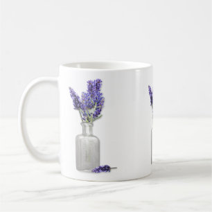 Gamla Flaska i Lavender Mugg