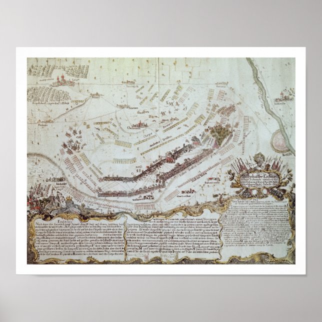 Gamla Fort Gaut, Calcutta, 1810 (litho) Poster (Framsidan)