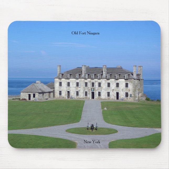 Gamla Fort Niagara Barracks mousepad Musmatta (Framsidan)