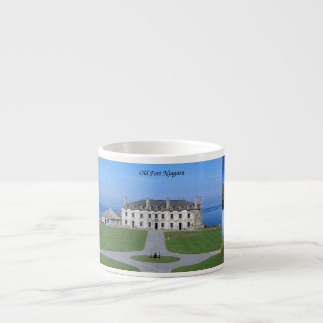 Gamla Fort Niagara espresso mugg Espressomugg (Framsidan)
